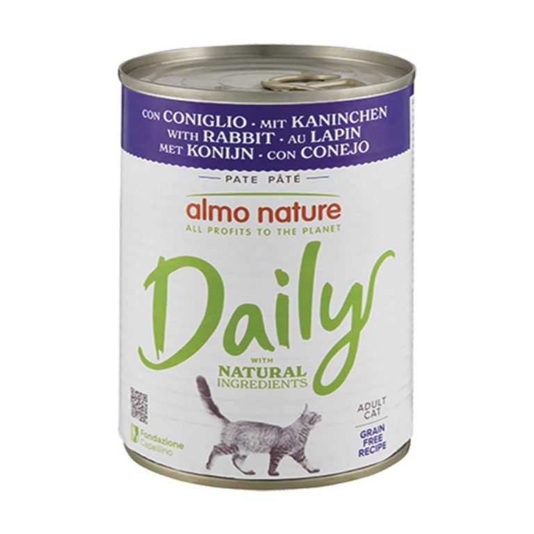 Almo Nature Daily Pate for Cat with Rabbit 400gr (Κουνέλι)