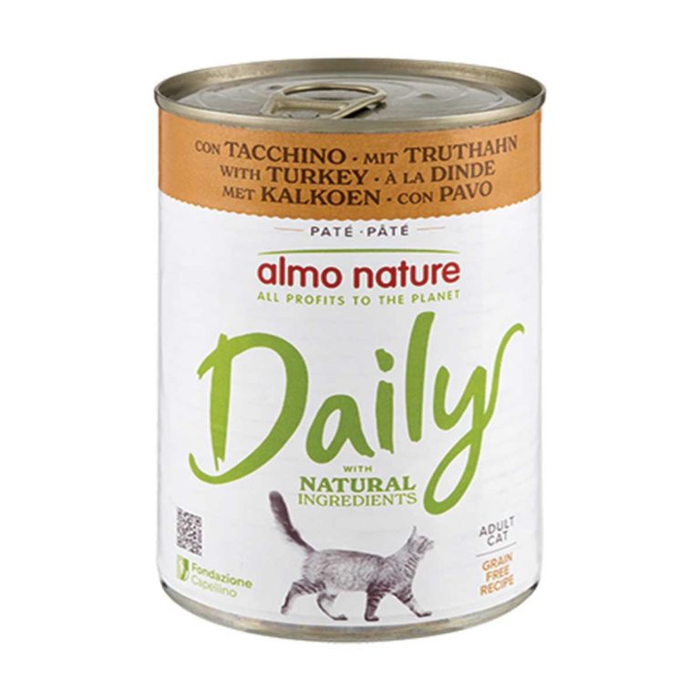 Almo Nature Daily Pate for Cat with Turkey 400gr (Γαλοπούλα)