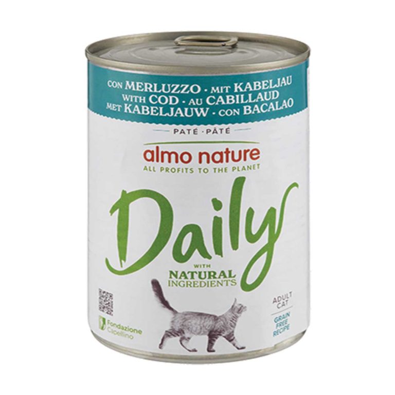 Almo Nature Daily Pate for Cat with Cod 400gr (Μπακαλιάρος)