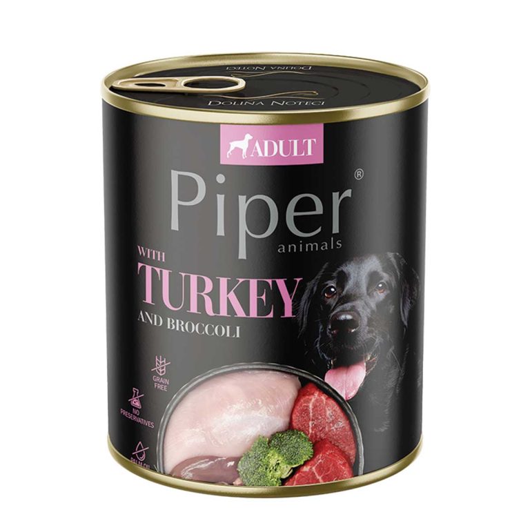 Piper Adult Dog with Turkey & Broccoli 800gr (Γαλοπούλα & Μπρόκολο)