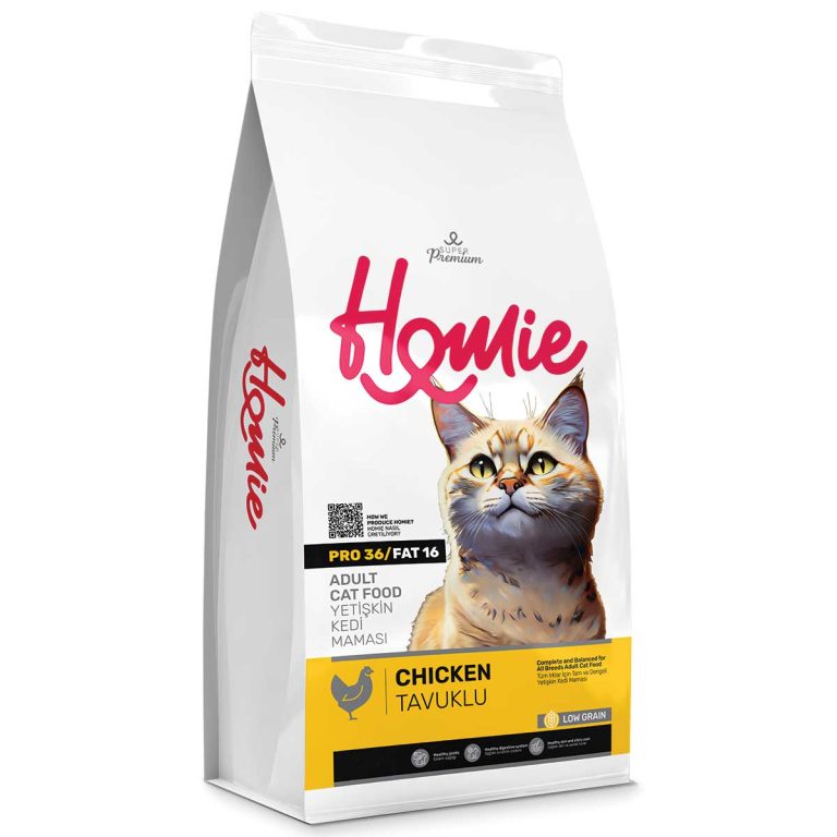 Homie Super Premium Cat Adult Digestion Care Chicken Low Grain 12kg (Κοτόπουλο)