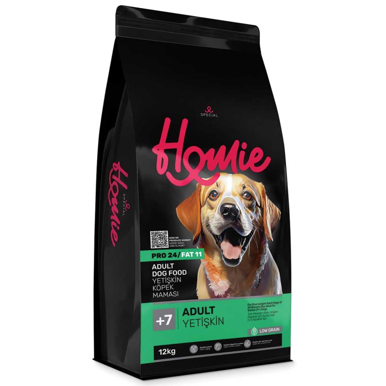 Homie Super Premium Dog Adult 7+ Low Grain 12kg (Κοτόπουλο - Senior)