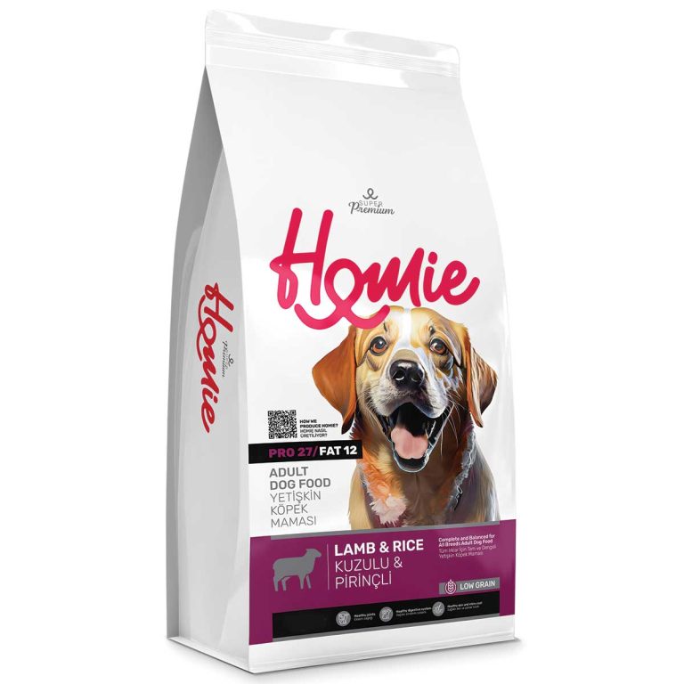 Homie Super Premium Dog Adult Sensitive Care Lamb & Rice Low Grain 12kg (Αρνί & Ρύζι)
