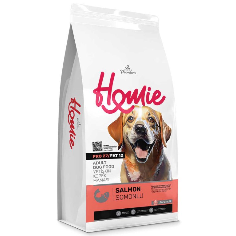 Homie Super Premium Dog Adult Derma Care Salmon Low Grain 12kg (Σολομός)