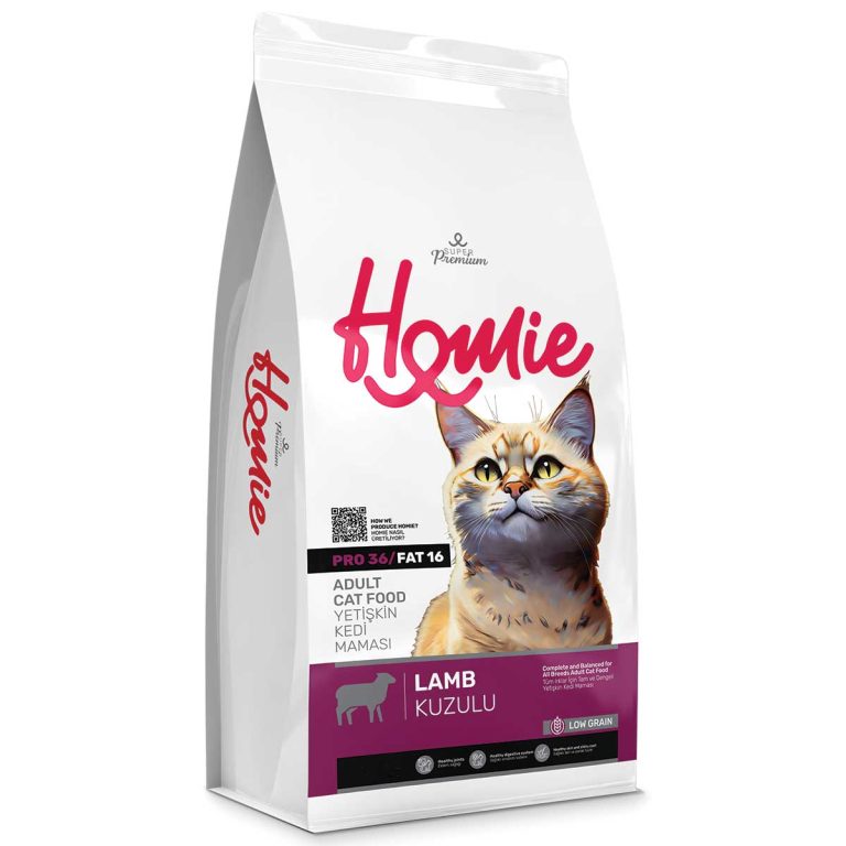 Homie Super Premium Cat Adult Sensitive Care Lamb Low Grain 12kg (Αρνί)