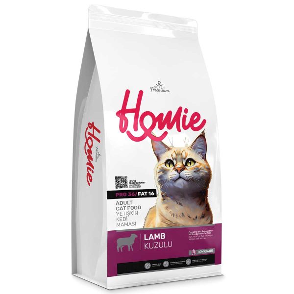 Homie Super Premium Cat Adult Sensitive Care Lamb Low Grain 1.5kg (Αρνί)