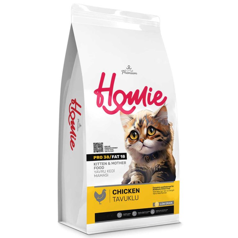 Homie Super Premium Kitten & Mother Chicken Low Grain 12kg (Κοτόπουλο)