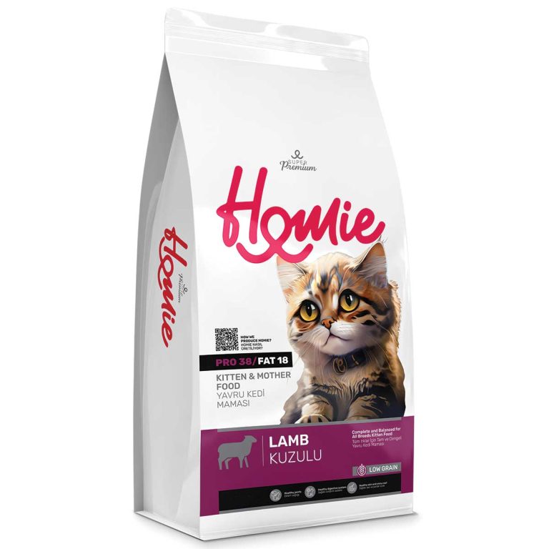 Homie Super Premium Kitten & Mother Lamb Low Grain 1.5kg (Αρνί)