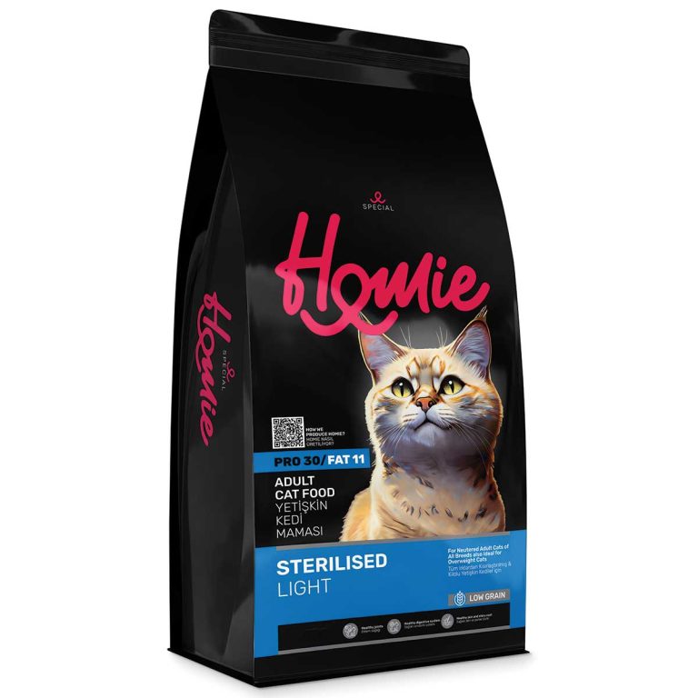 Homie Super Premium Cat Adult Sterilised Chicken Low Grain 1.5kg (Κοτόπουλο)