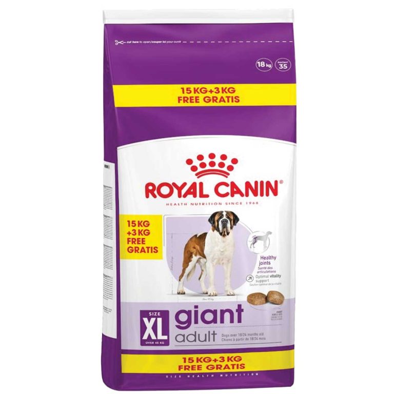 Royal Canin Giant Adult Dog 15kg + 3kg Δώρο