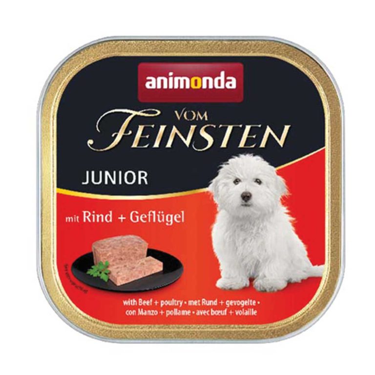 Animonda Vom Feinsten Classic Junior Dog with Beef & Poultry 150gr (Μοσχάρι - Πουλερικά)