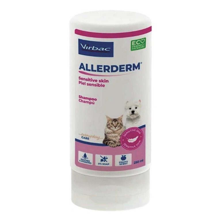 Virbac Allerderm Sensitive Skin Shampoo Cats & Dogs 250ml