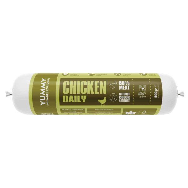 Yummy Chicken Daily 800gr (Σαλάμι Σκύλου - Κοτόπουλο)