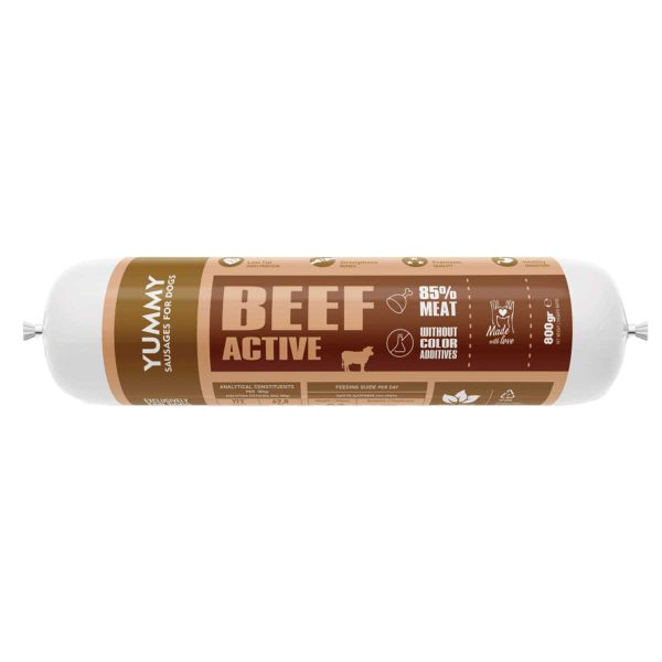 Yummy Beef Active 800gr (Σαλάμι Σκύλου - Μοσχάρι)