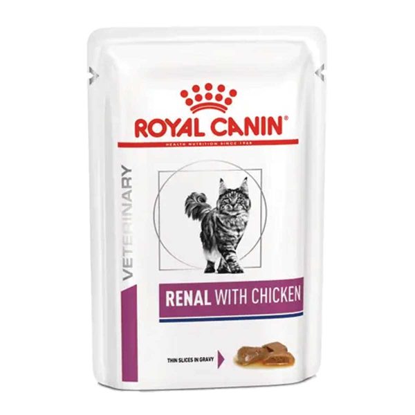 Royal Canin VHN Renal Cat with Chicken Thin Slices in Gravy 85gr (Κοτόπουλο)