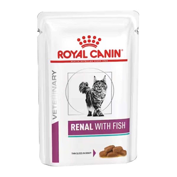 Royal Canin VHN Renal Cat with Fish Thin Slices in Gravy 85gr (Ψάρι)