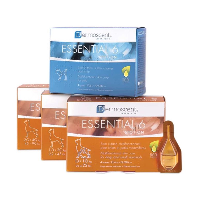 Dermoscent Essential 6 Dog Spot-on 10-20kg (4x1.2ml)