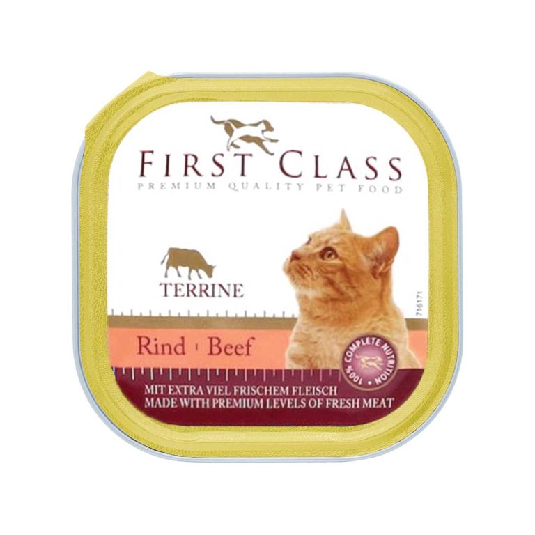 First Class Pate with Beef for Adult Cat 100gr (Μοσχάρι)