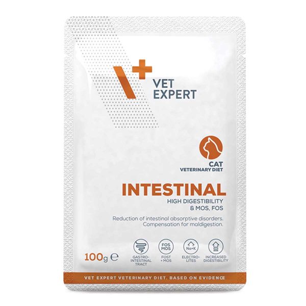 Vet Expert Intestinal Cat Chicken & Beef 100gr (Φακελάκι)