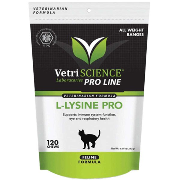 VetriScience L-Lysine Pro 120 λιχουδιές (240gr)