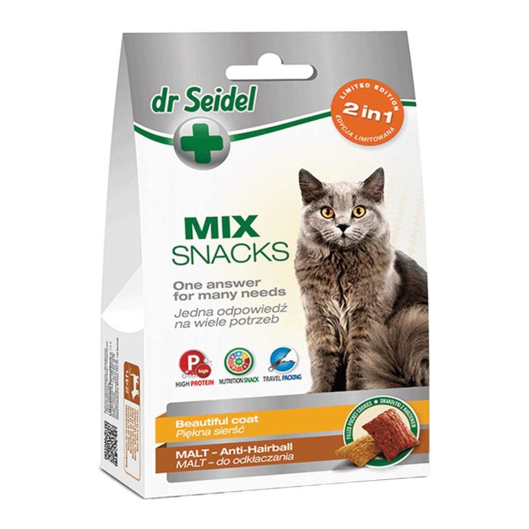Dr Seidel Snack Cat AntiHairball & Beautiful Coat 50gr