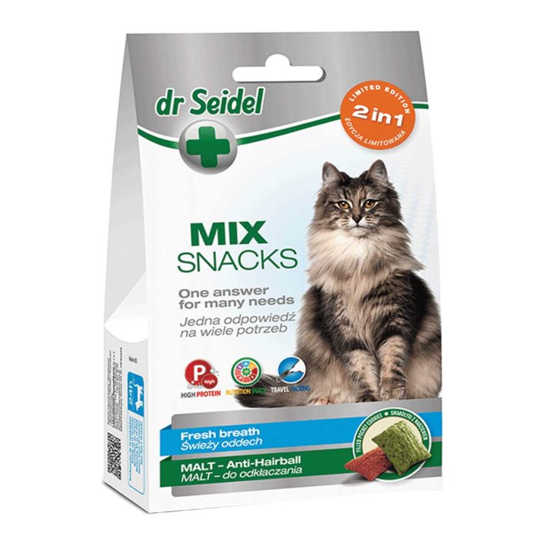 Dr Seidel Snack Cat AntiHairball & Fresh Breath 50gr