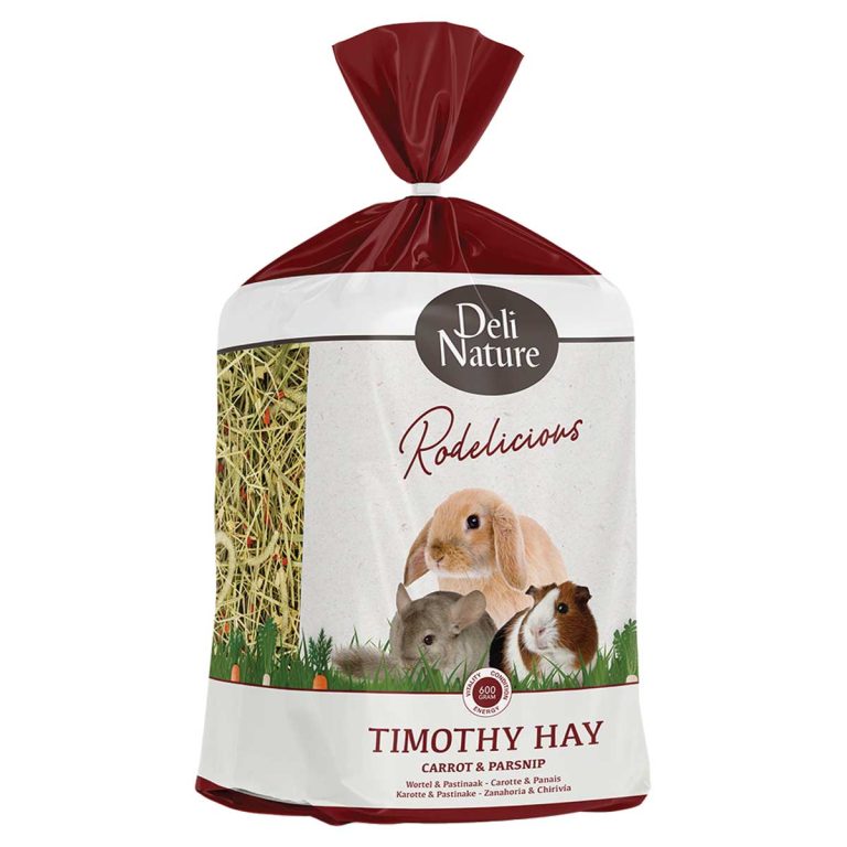 Deli Nature Rodelicious Timothy Hay Carrot & Parsnip 600gr (Καρότο & Παστινάκι)