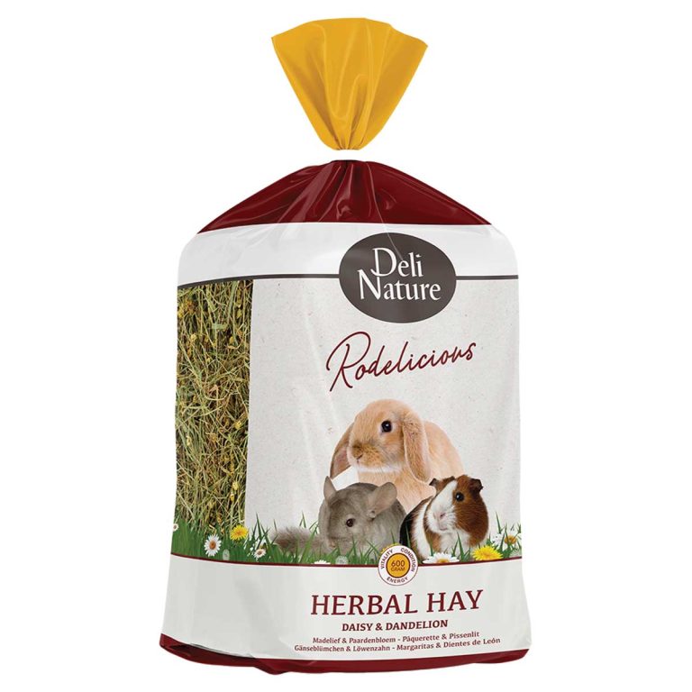 Deli Nature Rodelicious Herbal Hay Daisy & Dandelion 600gr (Μαργαρίτα & Πικραλίδα)