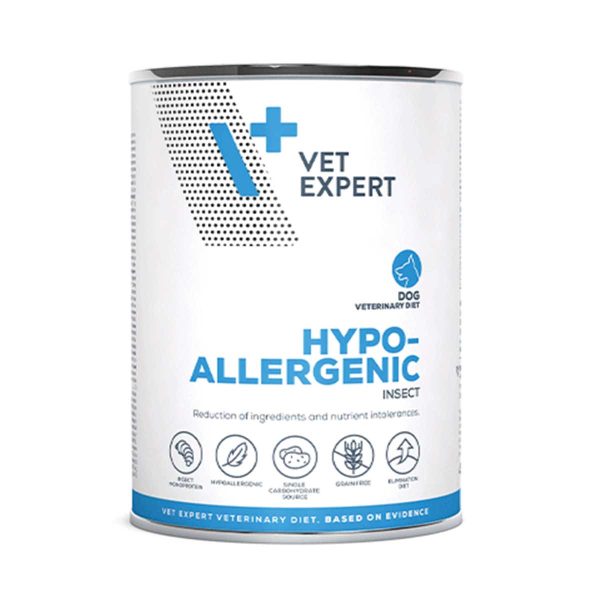 Vet Expert Hypoallergenic Dog with Insect 400gr Κονσέρβα (Hermetia illucens)