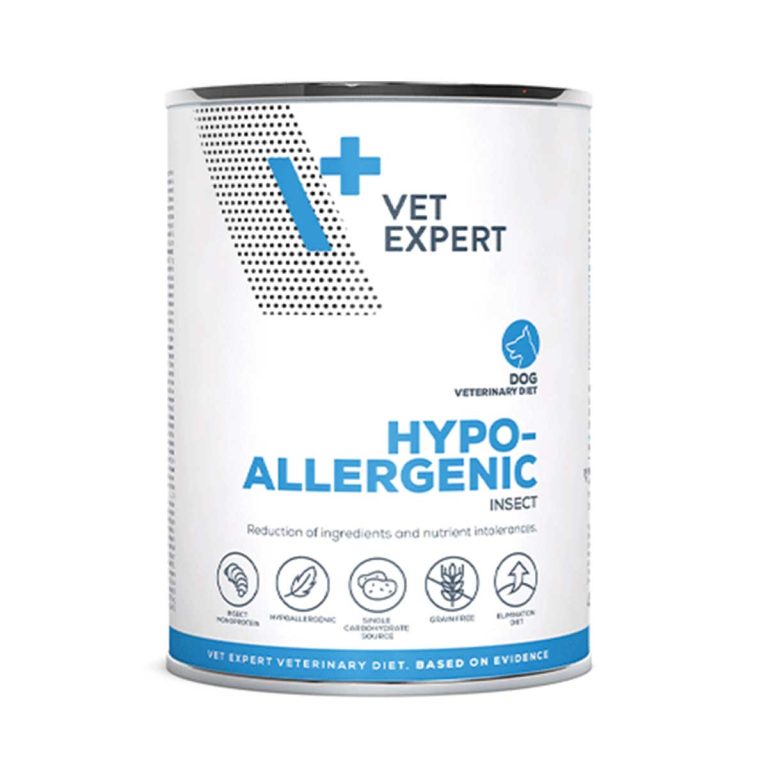 Vet Expert Hypoallergenic Dog with Insect 400gr Κονσέρβα (Hermetia illucens)