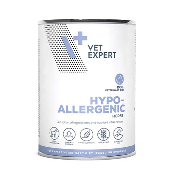 Vet Expert Hypoallergenic Dog with Horse 400gr Κονσέρβα (Άλογο)