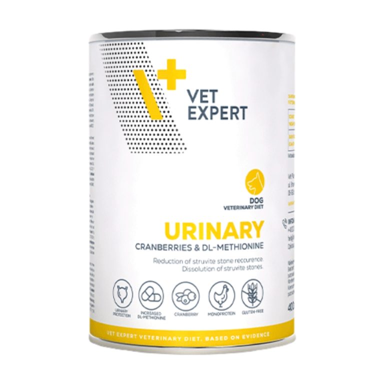 Vet Expert Urinary Dog 400gr Κονσέρβα (Κοτόπουλο - Ρύζι)