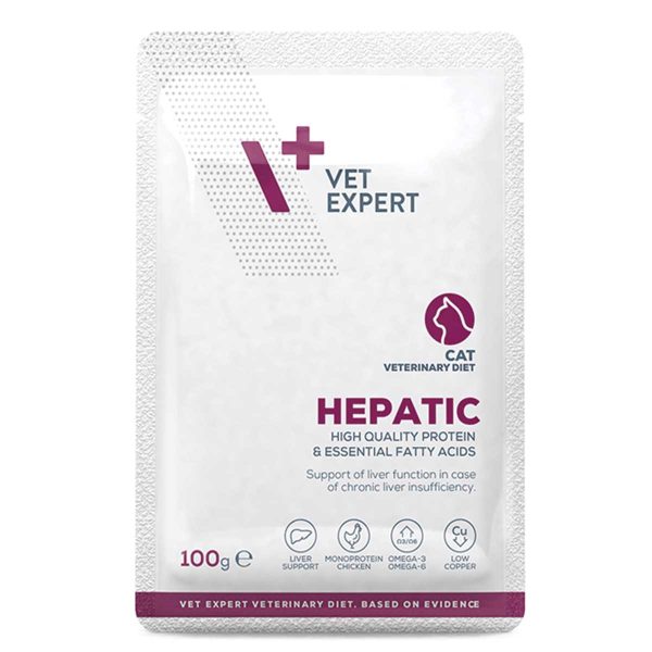 Vet Expert Hepatic Cat Wet Food 100gr