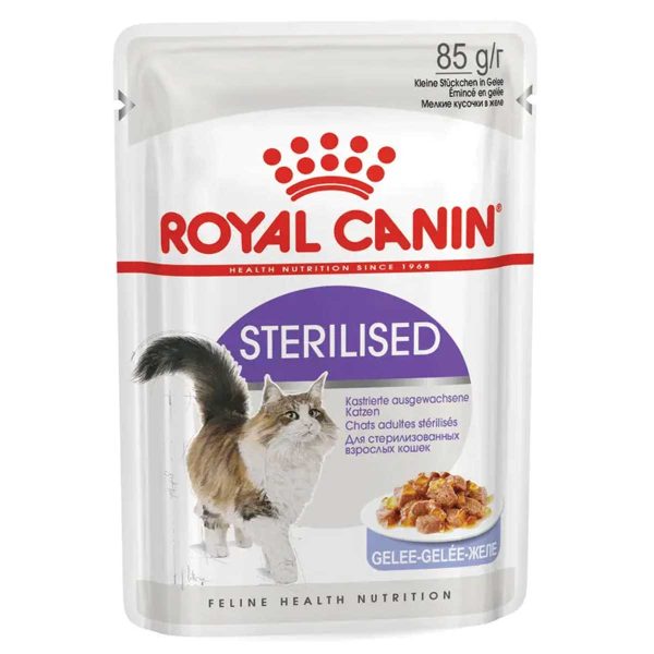 Royal Canin Cat Sterilised Jelly 85gr (Φακελάκι για Στειρωμένα - Σε Ζελέ)