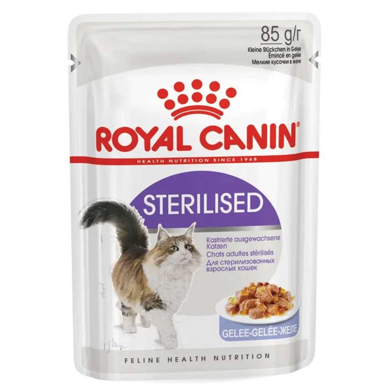 Royal Canin Cat Sterilised Jelly 85gr (Φακελάκι για Στειρωμένα - Σε Ζελέ)