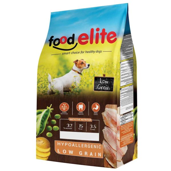 Food Elite Low Grain Hypoallergenic Dog Food with Lamb Fish & Chicken 12kg (Υποαλλεργική - Αρνί Ψάρι & Κοτόπουλο)