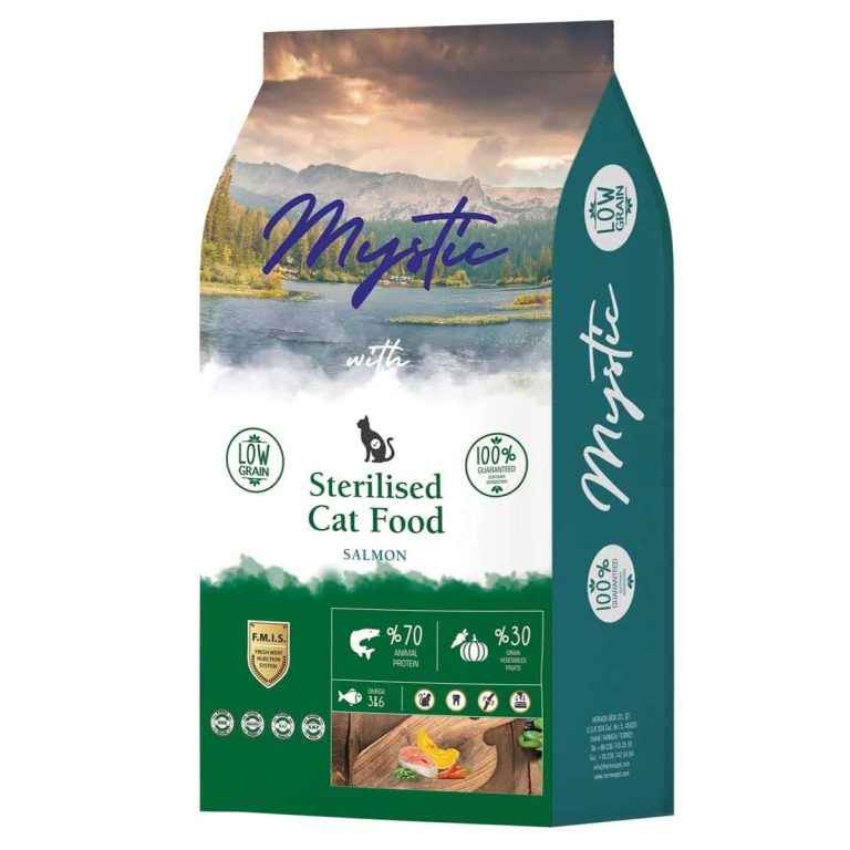 Mystic Low Grain Cat Sterilised Food with Salmon 1.5kg (Για Στειρωμένες Γάτες - Σολομός)