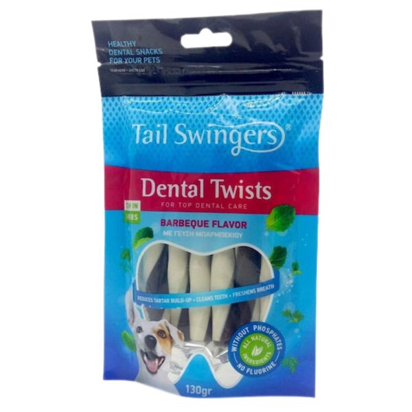Tail Swingers Dental Twists Barbeque Flavor 130gr (BBQ)