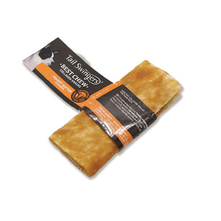 Tail Swingers Collagen Flat - Peanut (13.5cm - 35gr) 2pcs