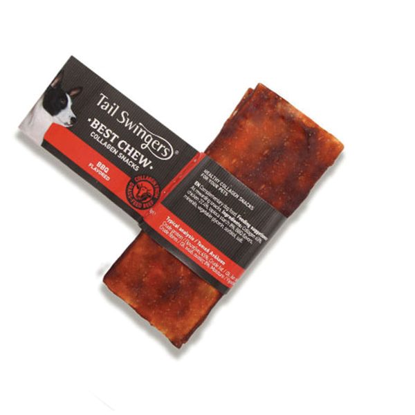 Tail Swingers Collagen Flat - BBQ (13.5cm - 35gr) 2pcs