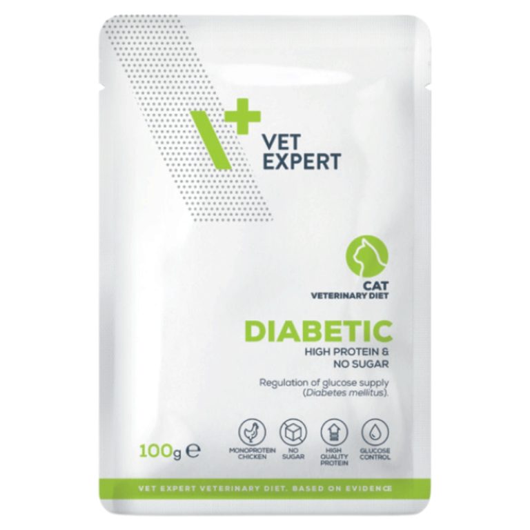 Vet Expert Diabetic Cat 100gr Poutch (Φακελάκι)