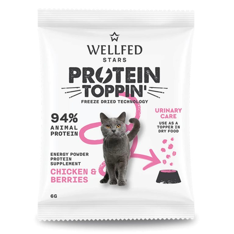 Wellfed Stars Protein Toppin' Chicken Berries - Urinary Care for Cat 6gr