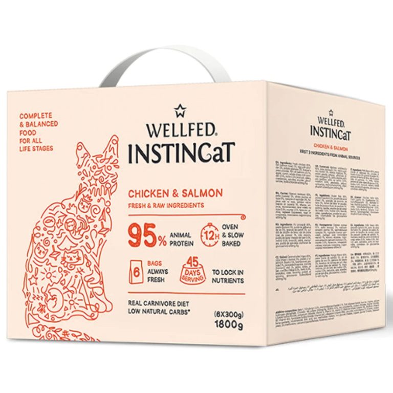 Wellfed Instincat S.O.B. All Life Stages Chicken & Salmon 1.8kg (6 x 300gr)