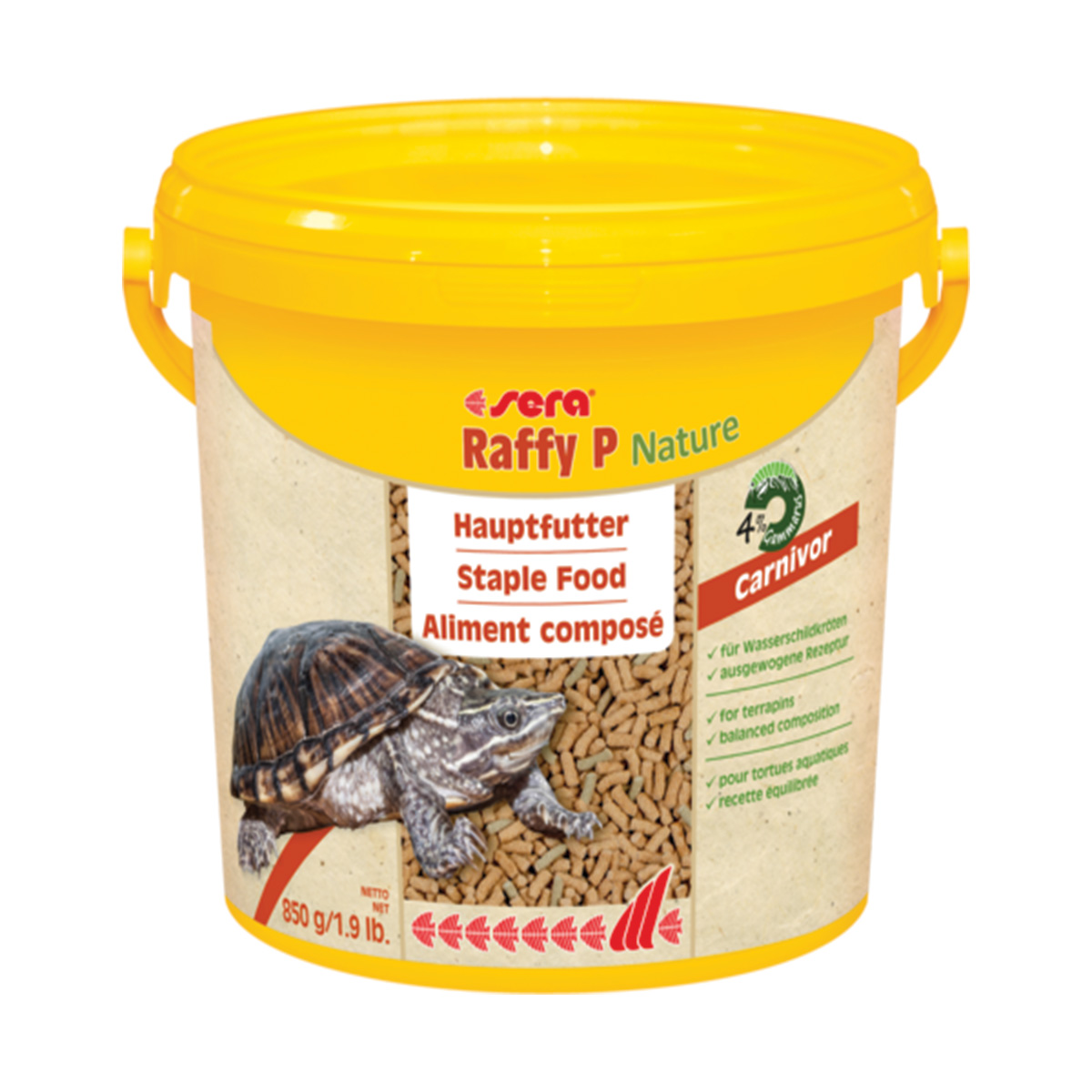 201-01880 Sera Raffy P Nature Stick for Turtle 850gr/3.8lt (Στικ Χελώνας)