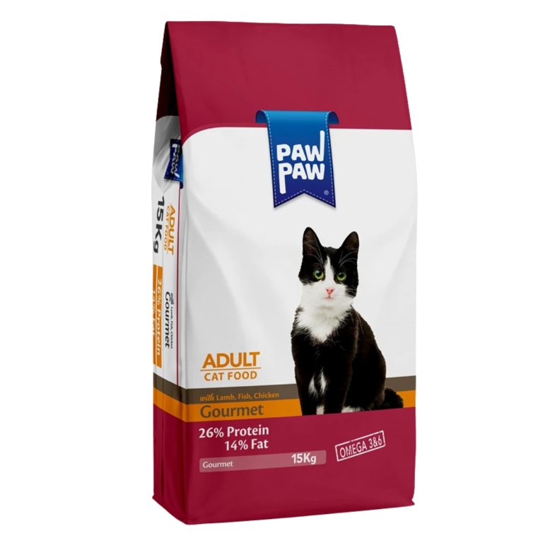 Paw Paw Adult Cat Gourmet 15kg (Mix Κρεάτων)