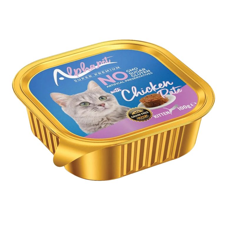 Alphapet Super Premium Pate Kitten with Chicken 100gr (Κοτόπουλο)