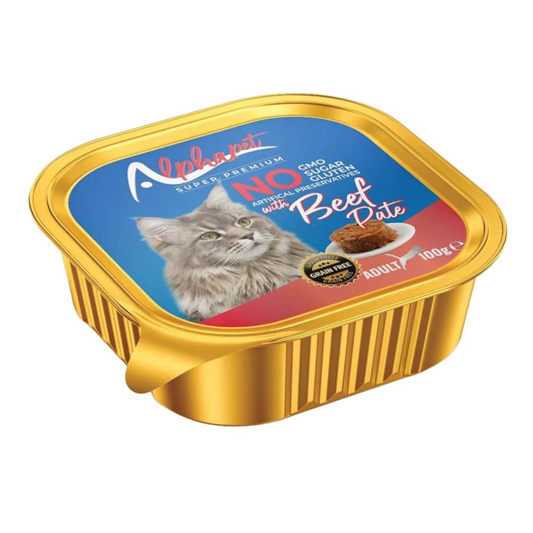 Alphapet Super Premium Pate Adult Cat with Beef 100gr (Μοσχάρι)