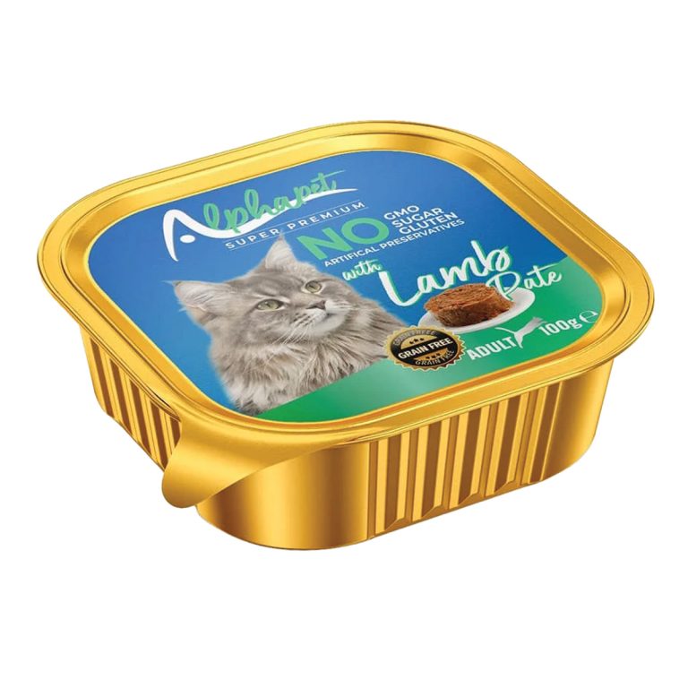 Alphapet Super Premium Pate Adult Cat with Lamb 100gr (Αρνί)