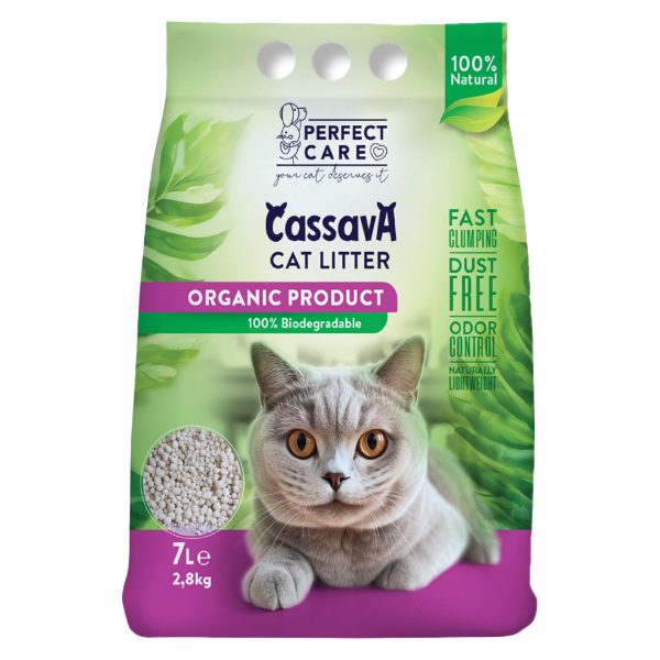 Perfect Care Cat Litter Cassava 7lt
