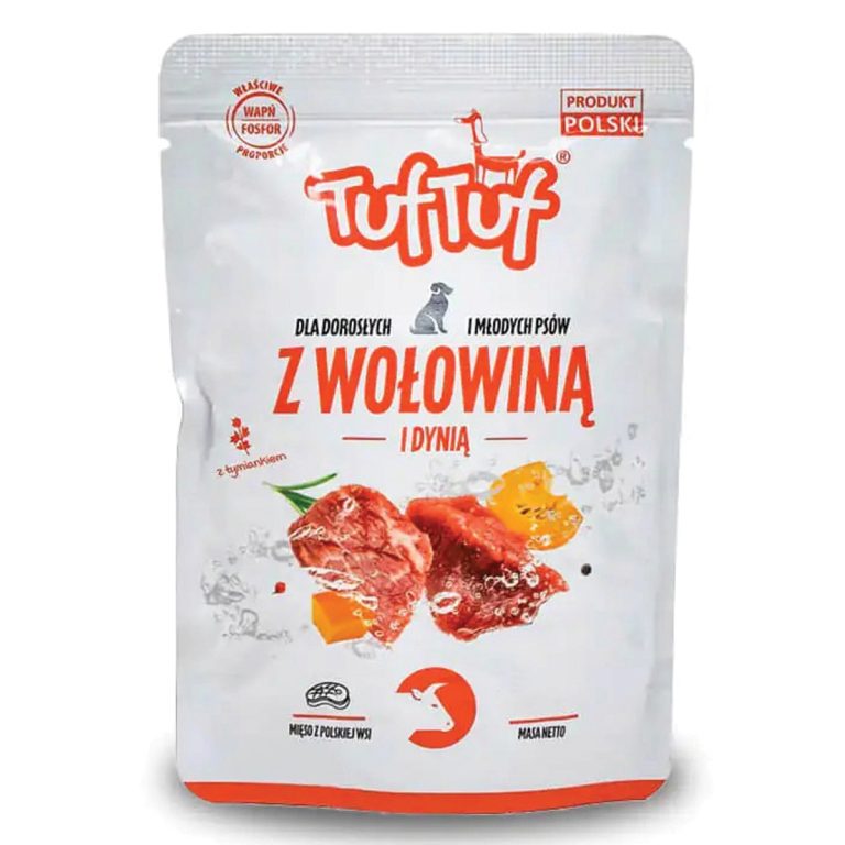 Tuf Tuf Dog Wetfood Beef - Pumpkin 500gr Υγρή Τροφή Σκύλου Μοσχάρι - Κολοκύθα